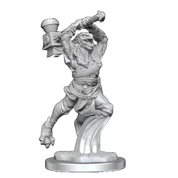 Critical Role Unpainted Miniatures Ravenite HalfDragon Barbarian Female